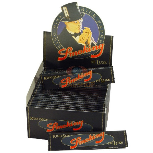 SMOKING CARTINE DE LUXE NERE KING SIZE - 50 LIBRETTI