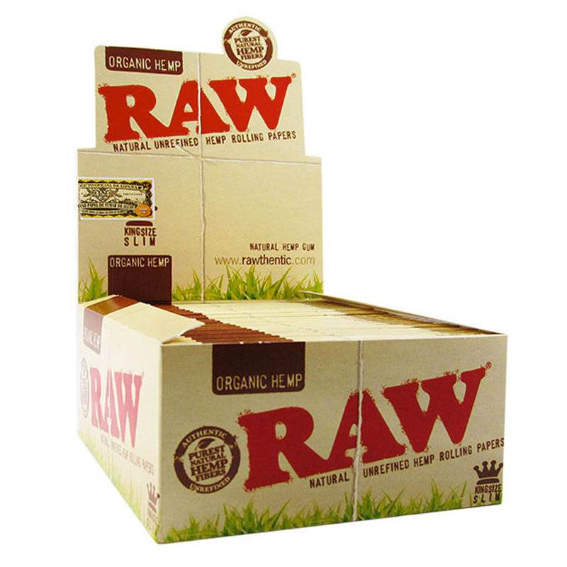 RAW ORGANIC HEMP KING SIZE SLIM - 50 LIBRETTI