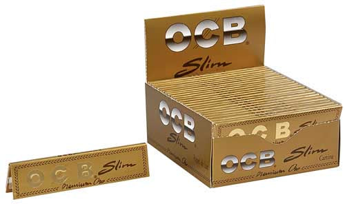 OCB CARTINE PREMIUM SLIM ORO - 50 LIBRETTI