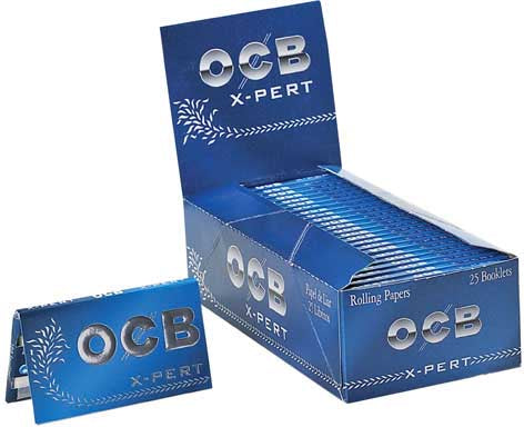 OCB CARTINE X-PERT CORTE DOPPIE BLU - 25 LIBRETTI