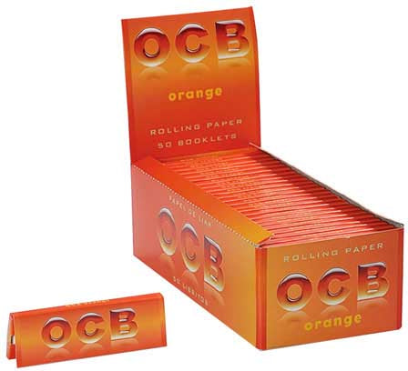 OCB CARTINE ARANCIONI CORTE - 50 LIBRETTI