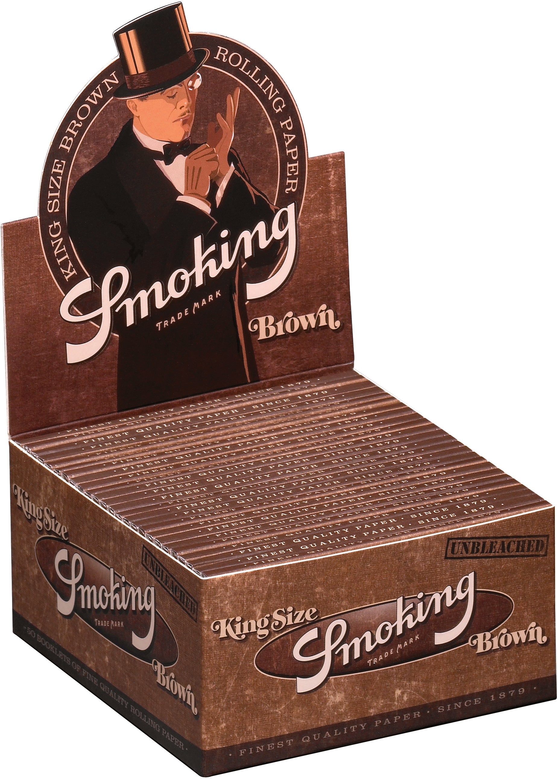 SMOKING CARTINE MARRONI KING SIZE - 50 LIBRETTI