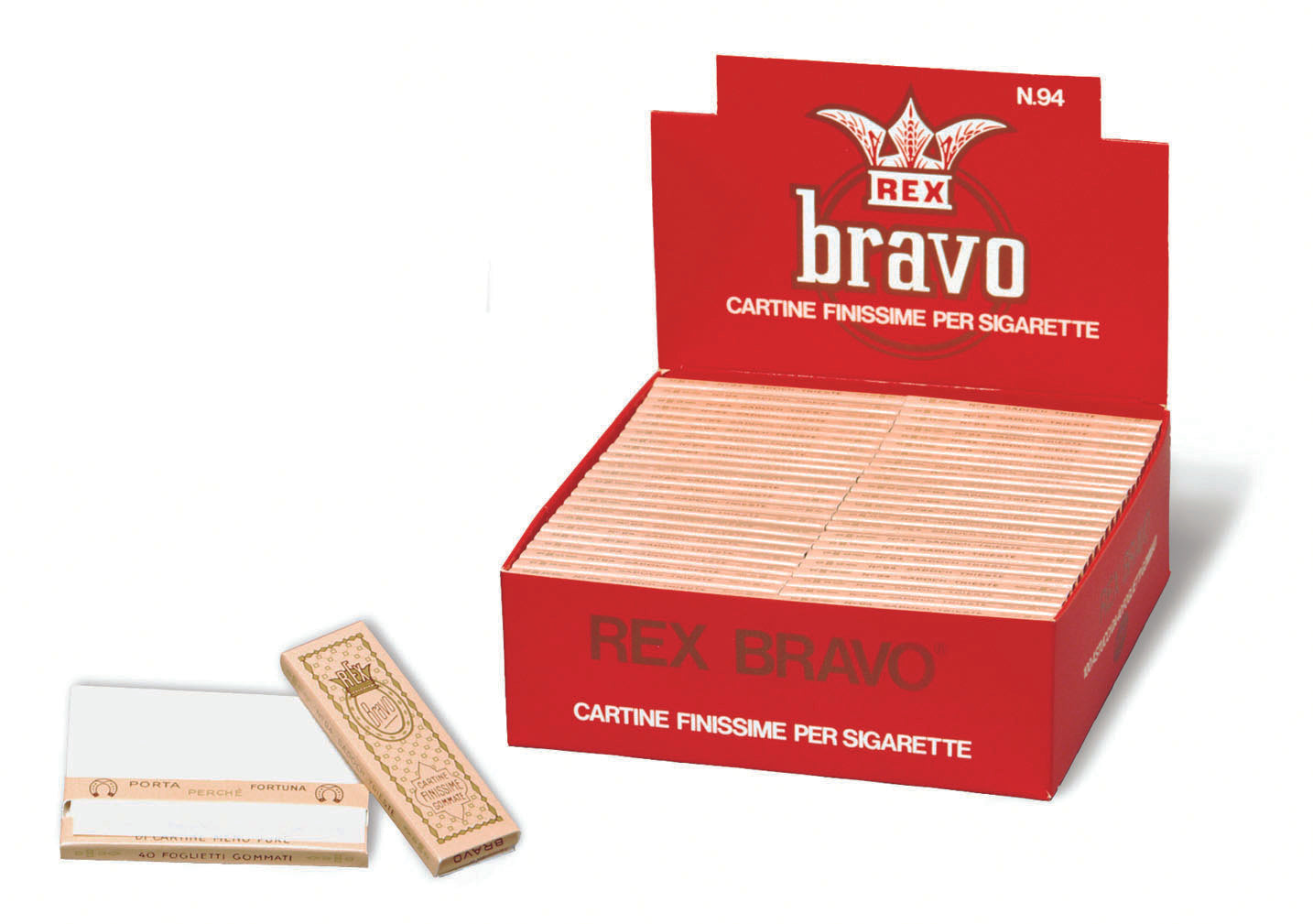 BRAVO REX CLASSIC CARTINE CORTE - 100 LIBRETTI