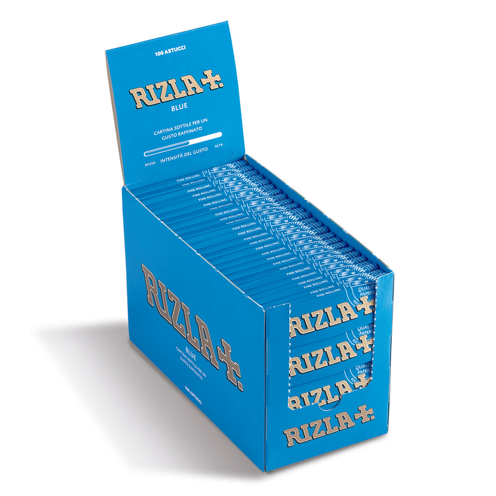 RIZLA CARTINE CORTA BLU - 100 LIBRETTI