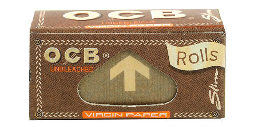 OCB VIRGIN ROLLS SLIM NON SBIANCATE - 24 ROLLS