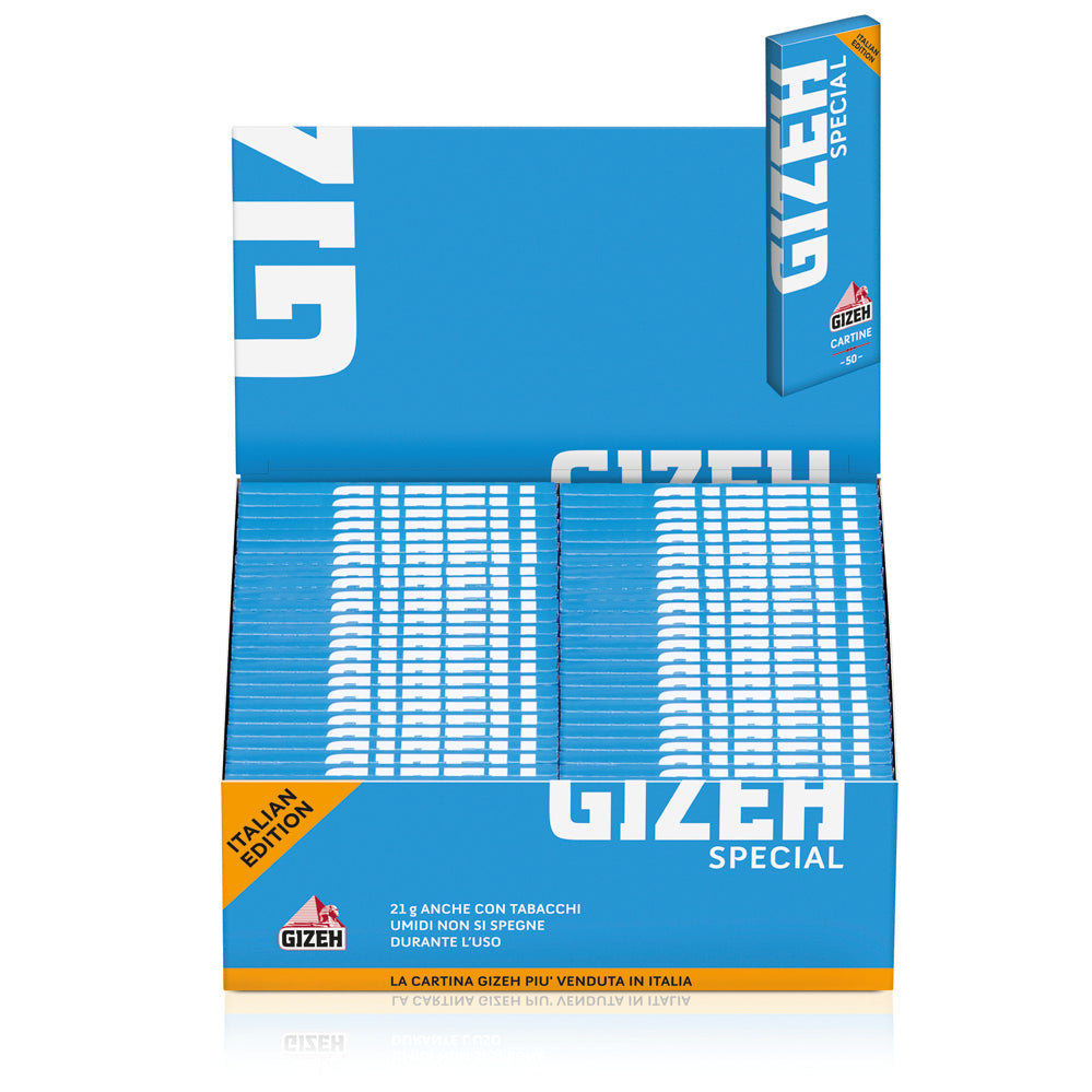 GIZEH CARTINE SPECIAL BLUE - 100 LIBRETTI