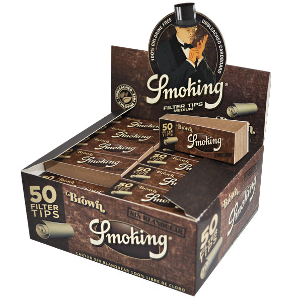 SMOKING FILTER TIPS MEDIUM BROWN