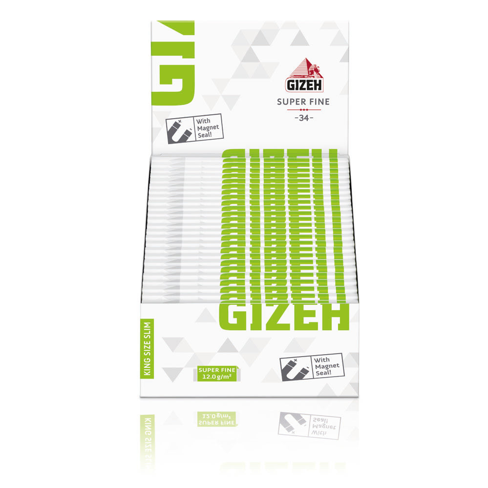 GIZEH CARTINE SUPER FINE MAGNETICHE KING SIZE SLIM - 50 LIBRETTI