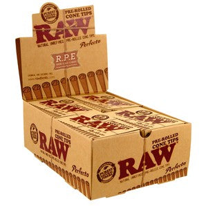 RAW FILTRI IN CARTA CONICI PRE ROLLATI PERFECTO - 20 BOX