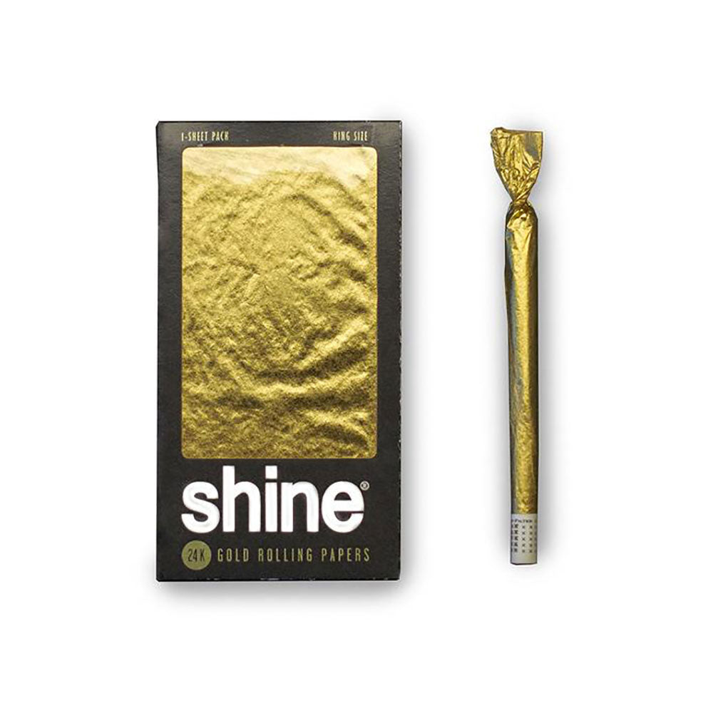 SHINE CARTINE ORO 24 CARATI KSS - 1 CARTINA CONFEZIONATA SINGOLARMENTE