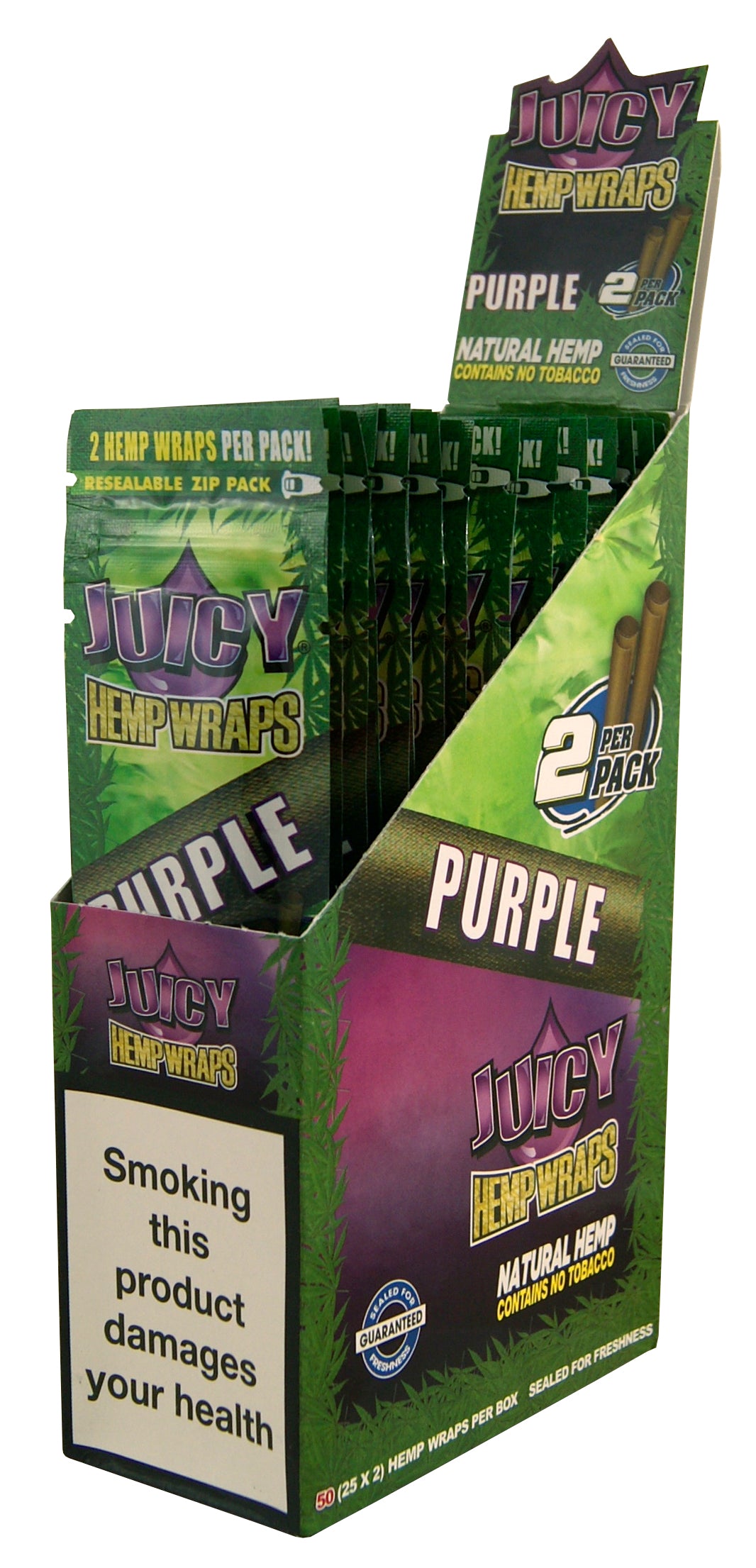 JUICY JAY 2X BLUNT IN CANAPA PURPLE 25/BOX