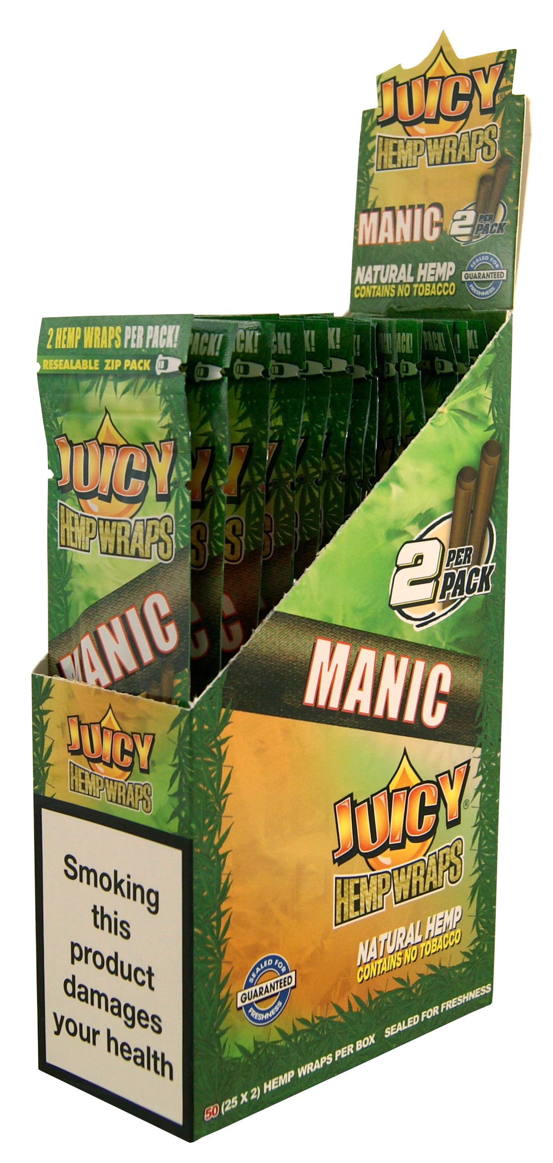 JUICY JAY 2X BLUNT IN CANAPA MANIC 25/BOX