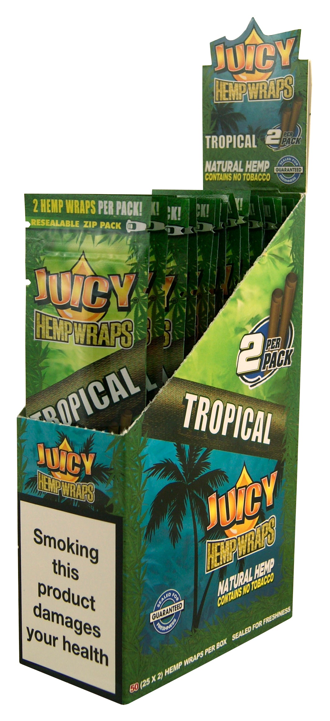 JUICY JAY 2X BLUNT IN CANAPA TROPICAL 25/BOX