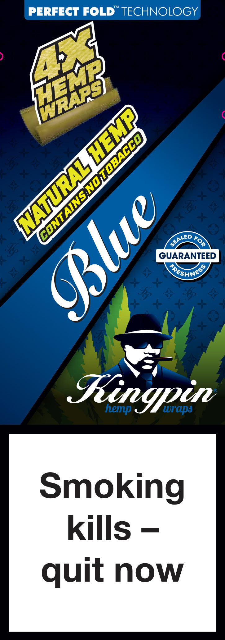 KINGPIN 4X BLUNT IN CANAPA BLUE 25/BOX