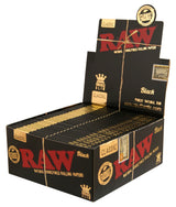 RAW BLACK KING SIZE SLIM - 50 LIBRETTI
