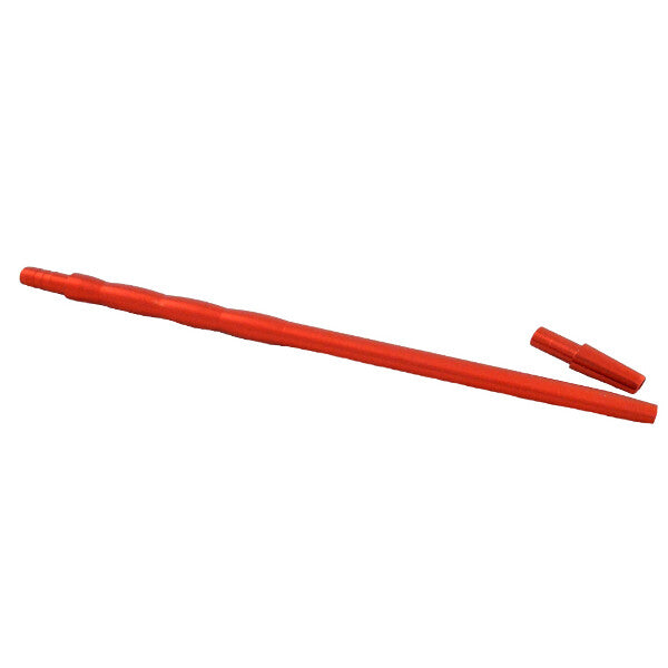 BOCCHINO PER HOSE IN ALLUMINIO PER NARGHILE' 29 CM ONDA - ROSSO