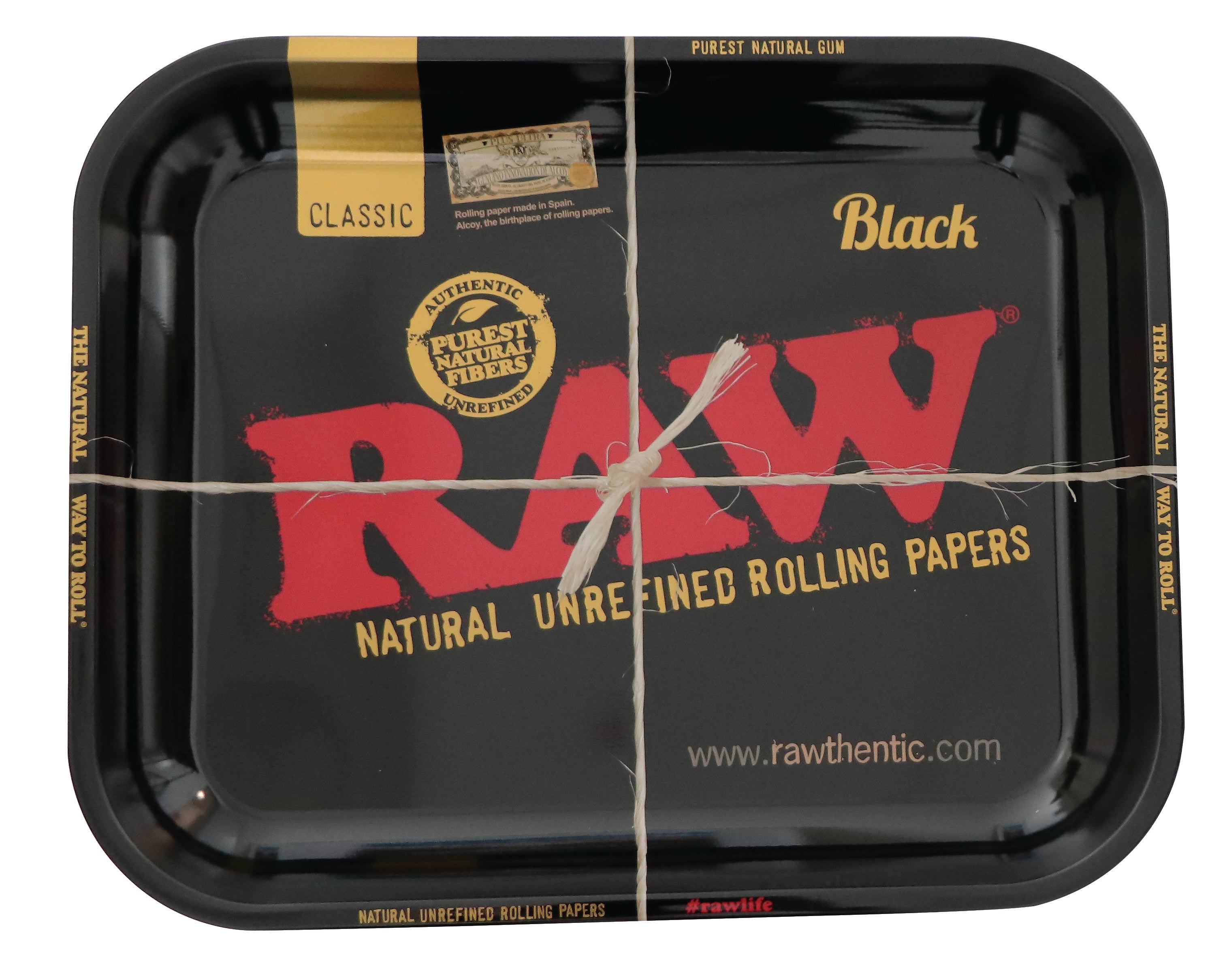 RAW VASSOIO ORIGINAL IN METALLO BLACK  MEDIUM