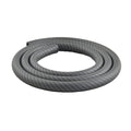 HOSE PER NARGHILE' IN SILICONE CM 150 - CARBON NERO