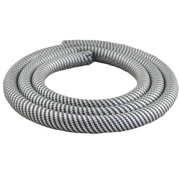 HOSE PER NARGHILE' IN SILICONE CM 150 - CARBON ARGENTO