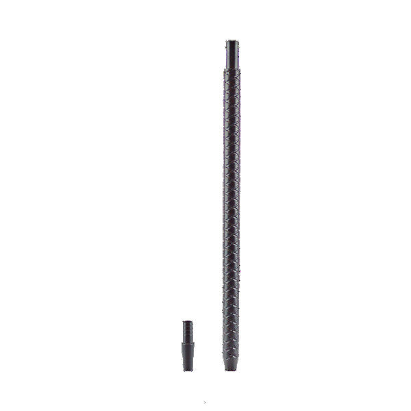 BOCCHINO PER HOSE IN ALLUMINIO PER NARGHILE' 37 CM ROMBO - NERO