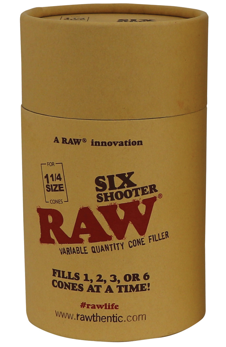 RAW SIX SHOOTER RIEMPI CONI 1 1/4