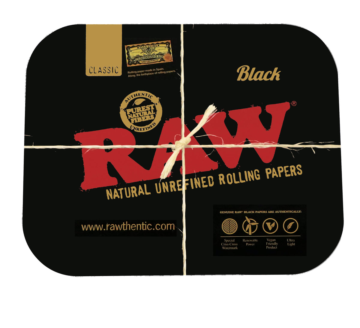 RAW TRAY COVER BLACK