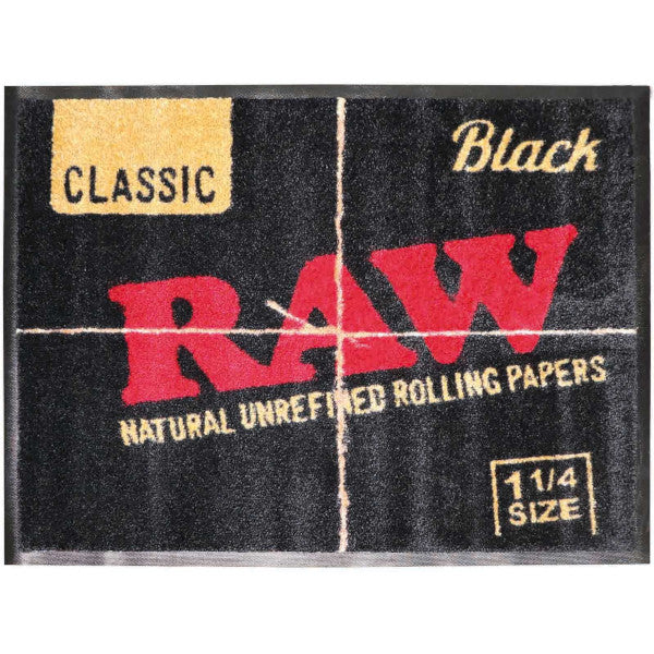 RAW BLACK DOOR MAT SMALL