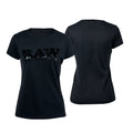 RAW GIRL SHIRT BLACK/BLACK S