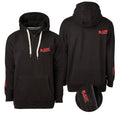 RAW ZIP HOODIE BLACK L