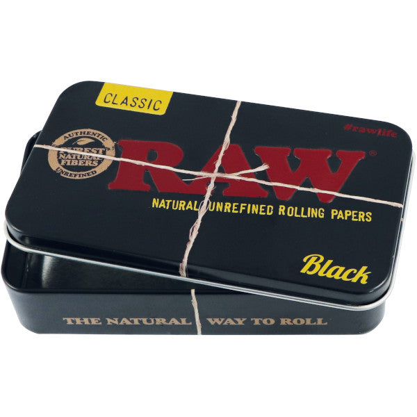 RAW BLACK TIN BOX