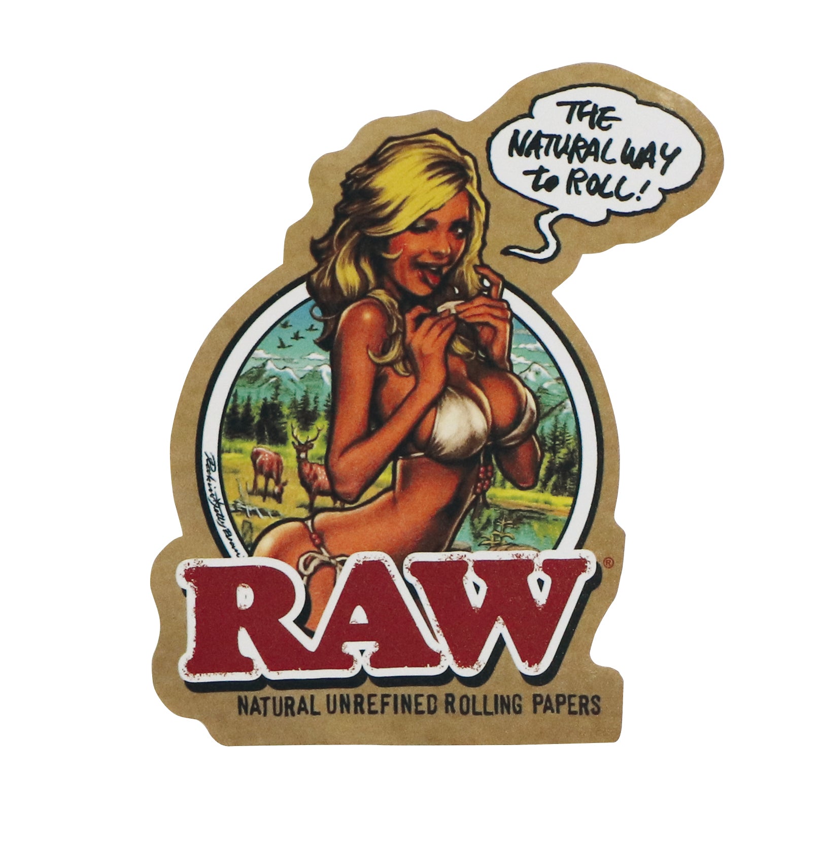 RAW STICKER JAPAN GIRL