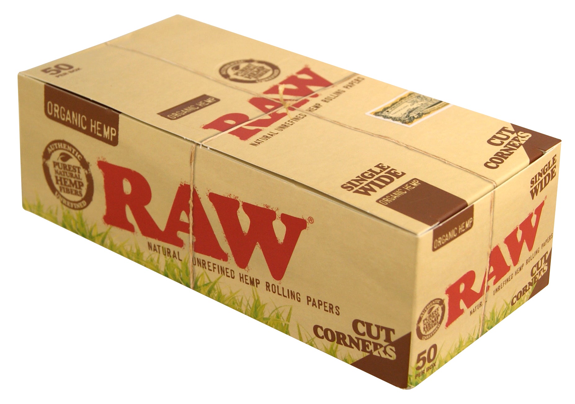 RAW ORGANIC SW CUT CORNERS - 50 LIBRETTI