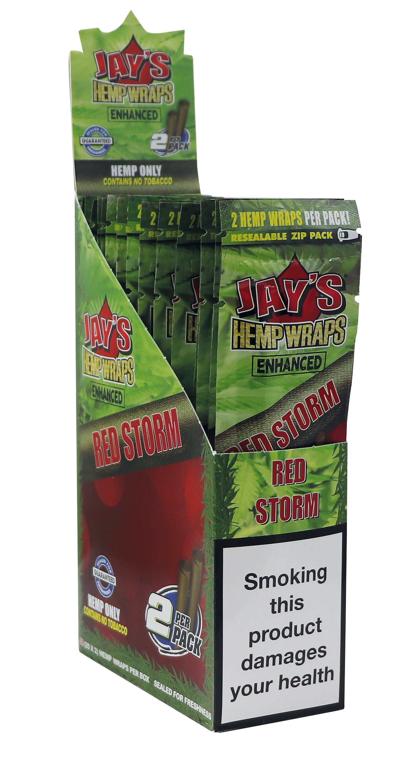 JUICY JAY 2X BLUNT IN CANAPA RED STORM 25/BOX