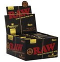RAW BLACK CONNOISSEUR KING SIZE SLIM + FILTRI - 24 LIBRETTI