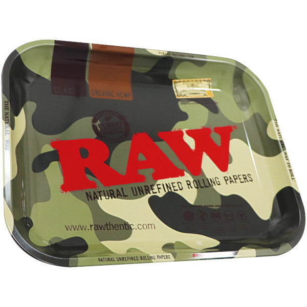 RAW CAMOUFLAGE METAL ROLLING TRAY