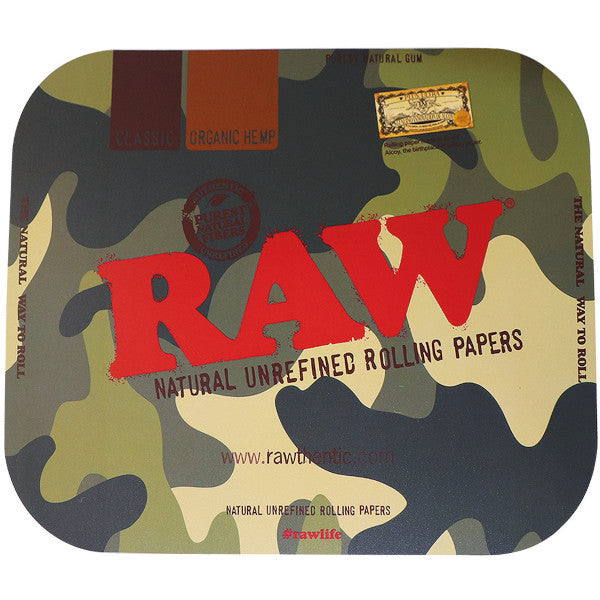 RAW CAMO MAGNETIC ROLLING TRAY COVER