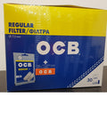 OCB FILTRI REGULAR 7,5mm LISCI + CARTINA ORANGE - 30 PZ