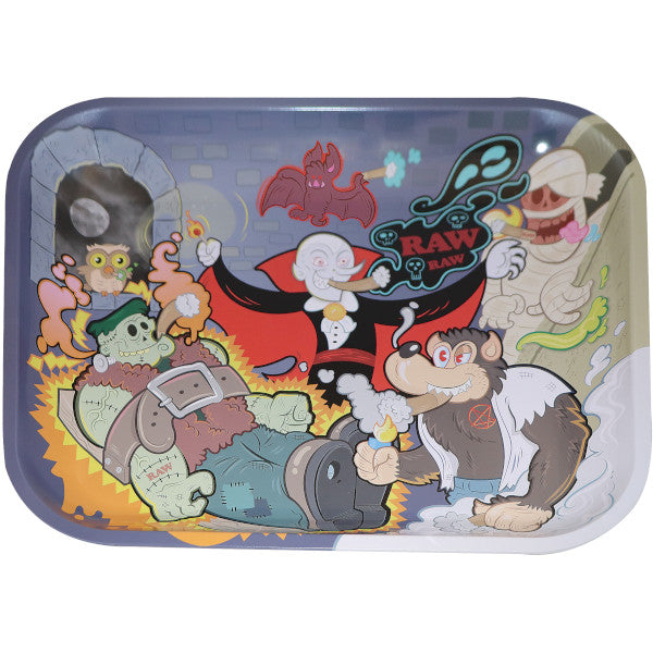 RAW METAL ROLLING TRAY MONSTER SESH