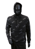 RAW ROLLING PAPERS RAWLER ZIP HOODIE BLACK ON BLACK - S