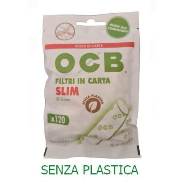 OCB FILTRI SLIM 6 MM IN CARTA  - 34 BUSTE