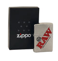 RAW ZIPPO SILVER WITH LOGO