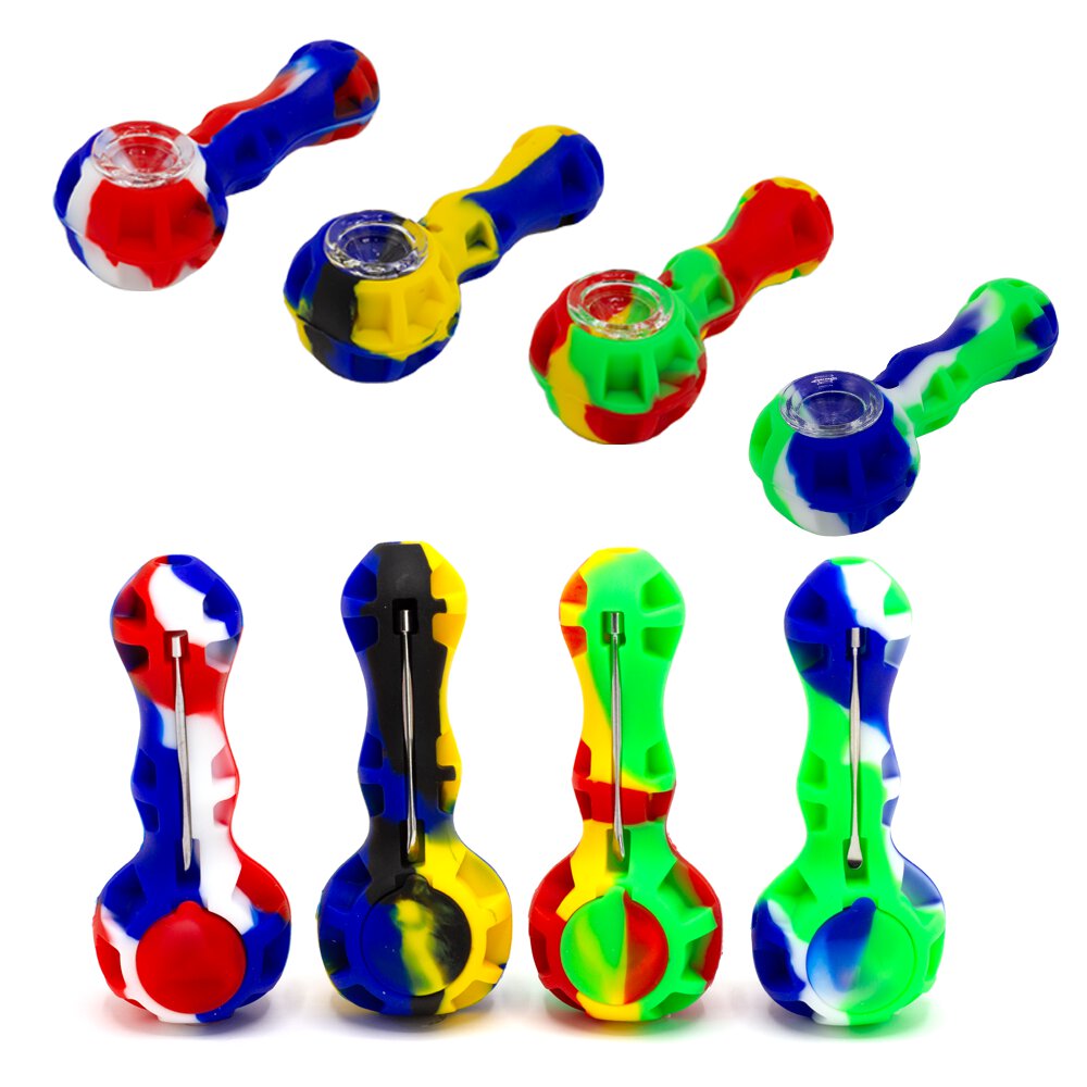 PIPA IN SILICONE ARMY 10cm - COLORI ASSORTITI