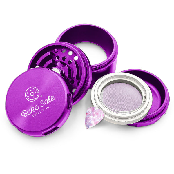 BEAMER GRINDER ALLUMINIO 75mm 5 PARTI BAKE SALE - ROSA
