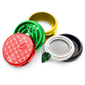 BEAMER GRINDER ALLUMINIO 75mm 5 PARTI DONUT - RASTA