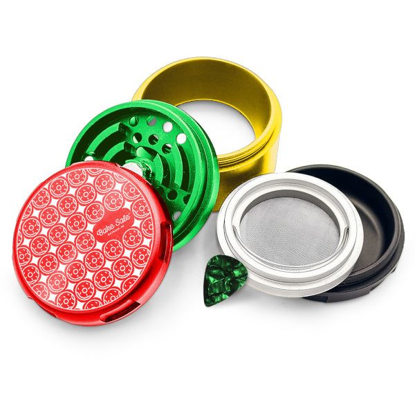 BEAMER GRINDER ALLUMINIO 75mm 5 PARTI DONUT - RASTA