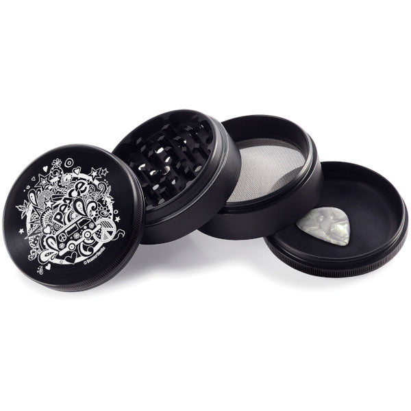 BEAMER GRINDER ALLUMINIO 75mm 4 PARTI PEACE - COLORI ASSORTITI