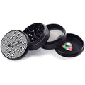 BEAMER GRINDER ALLUMINIO 75mm 4 PARTI PSYCHADELIC - COLORI ASSORTITI
