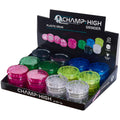 GRINDER IN PLASTICA 4 PARTI 63mm - 12 PZ COLORI ASSORTITI