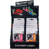 SET PIPA IN METALLO 7,5cm E GRINDER IN PLASTICA CON RETINE DI RICAMBIO - 12 PZ COLORI ASSORTITI