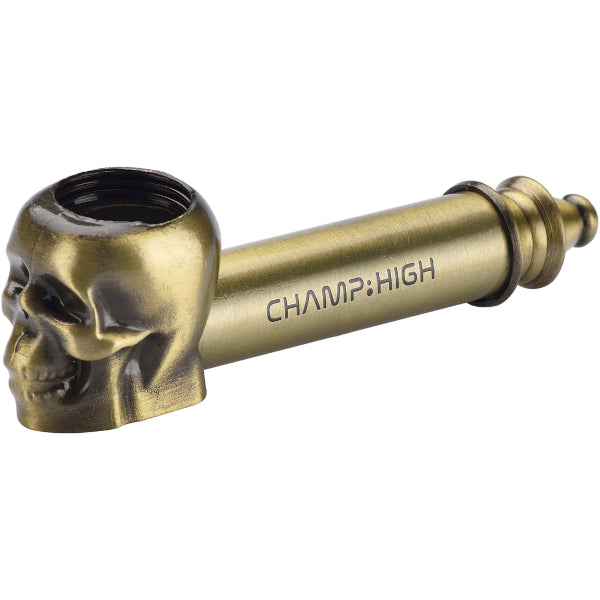 PIPA IN METALLO SKULL 8,5cm - 12 PZ COLORI ASSORTITI